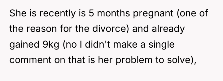 She is recently is 5 months pregnant (one of the...