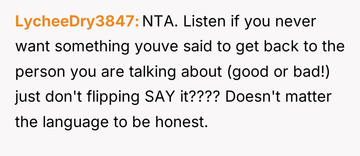 LycheeDry3847 NTA. Listen if you never want something youve said...