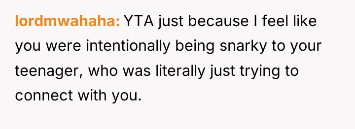 lordmwahaha YTA just because I feel like you were intentionally...