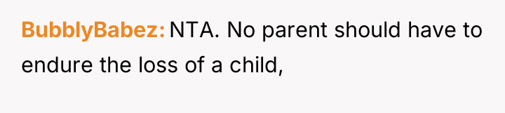 BubblyBabez NTA. No parent should have to endure the loss...