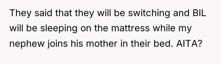 They said that they will be switching and BIL will...