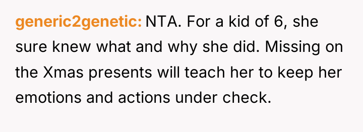 generic2genetic NTA. For a kid of 6, she sure knew...