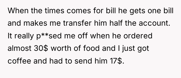 When the times comes for bill he gets one bill...