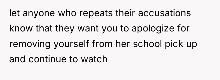 let anyone who repeats their accusations know that they want...