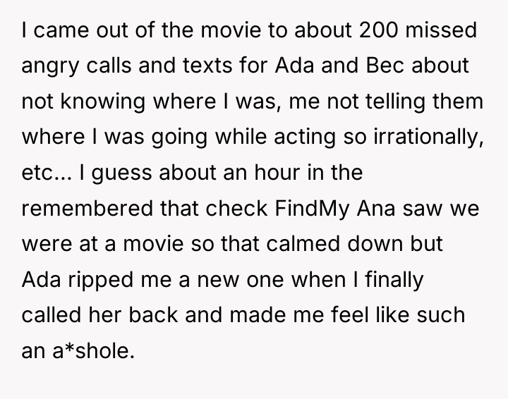 I came out of the movie to about 200 missed...
