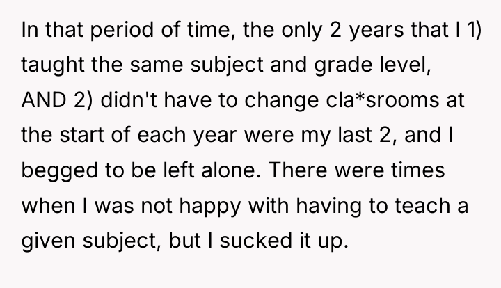 In that period of time, the only 2 years that...
