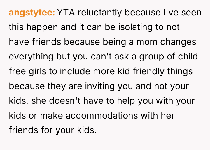 angstytee YTA reluctantly because I've seen this happen and it...