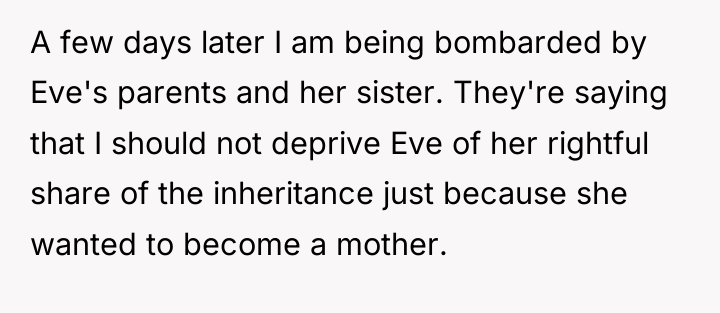 A few days later I am being bombarded by Eve's...
