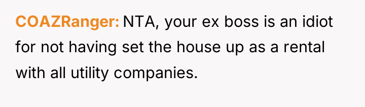 COAZRanger NTA, your ex boss is an idiot for not...
