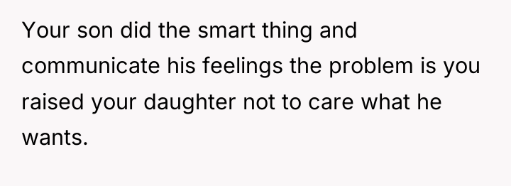 Your son did the smart thing and communicate his feelings...