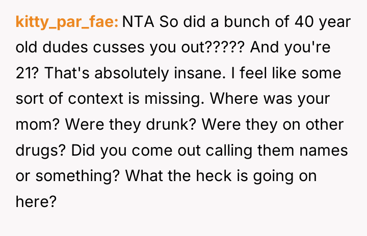 kitty_par_fae NTA So did a bunch of 40 year old...