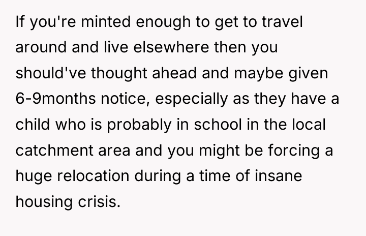 If you're minted enough to get to travel around and...
