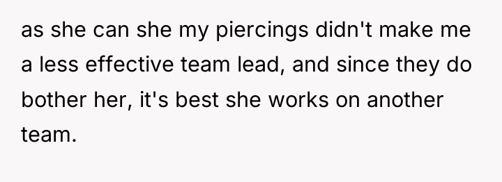 as she can she my piercings didn't make me a...