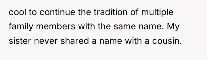 cool to continue the tradition of multiple family members with...