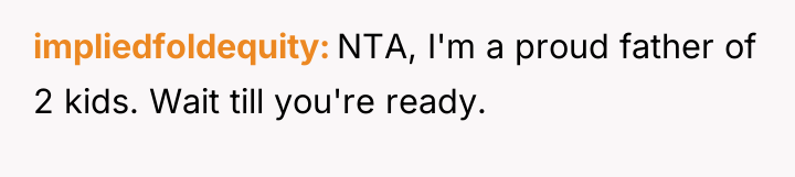 impliedfoldequity NTA, I'm a proud father of 2 kids. Wait...