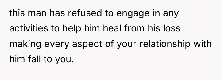 this man has refused to engage in any activities to...