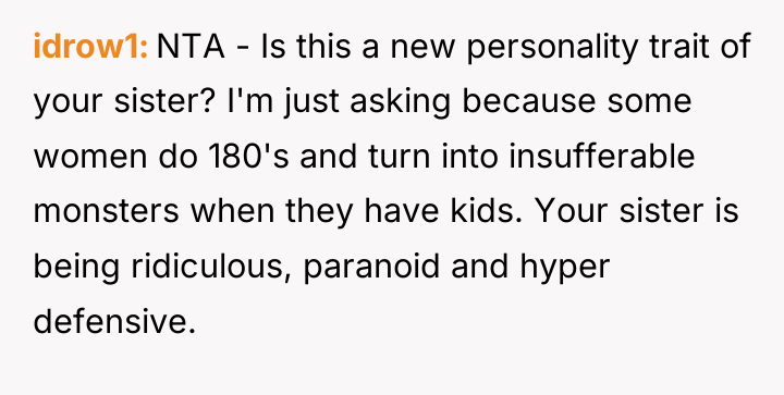 idrow1 NTA - Is this a new personality trait of...