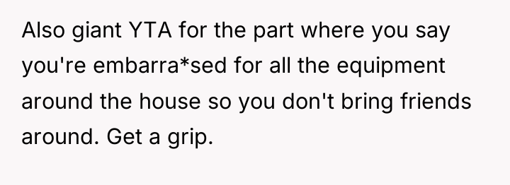 Also giant YTA for the part where you say you're...