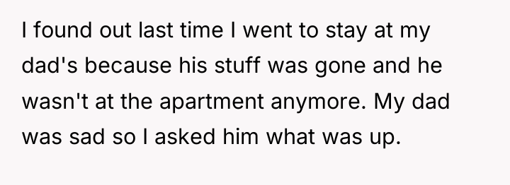 I found out last time I went to stay at...