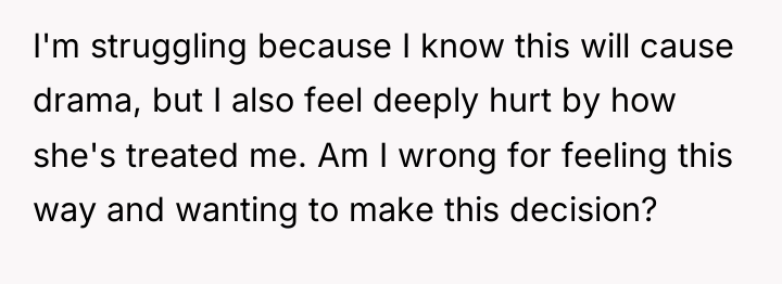 I'm struggling because I know this will cause drama, but...
