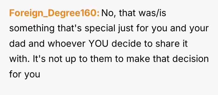 Foreign_Degree160 No, that was/is something that's special just for you...