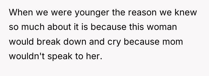 When we were younger the reason we knew so much...