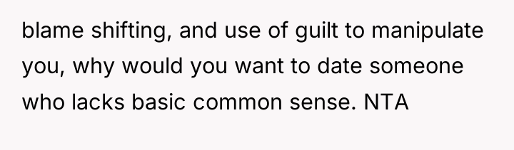 blame shifting, and use of guilt to manipulate you, why...