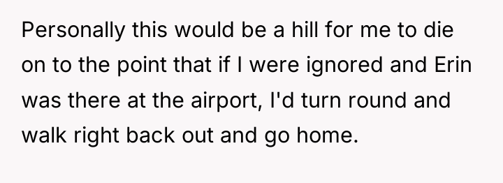 Personally this would be a hill for me to die...