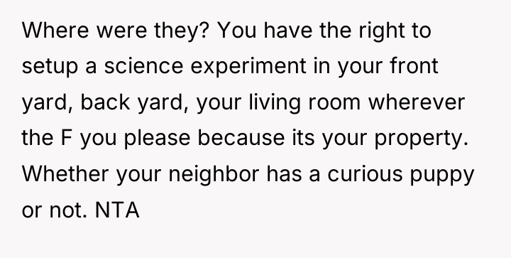 Where were they? You have the right to setup a...
