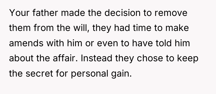 Your father made the decision to remove them from the...