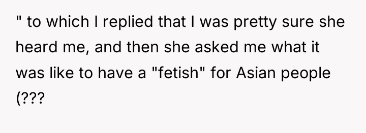 " to which I replied that I was pretty sure...