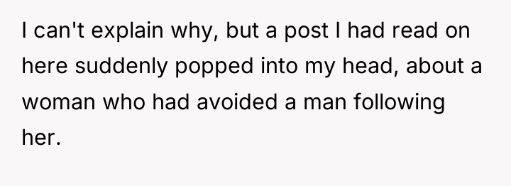 I can't explain why, but a post I had read...