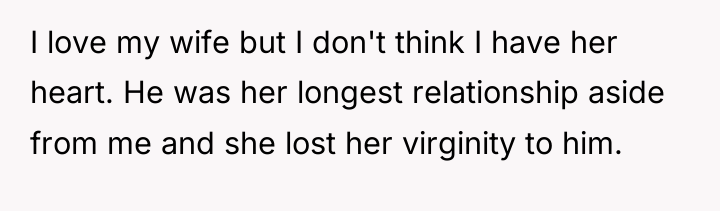 I love my wife but I don't think I have...
