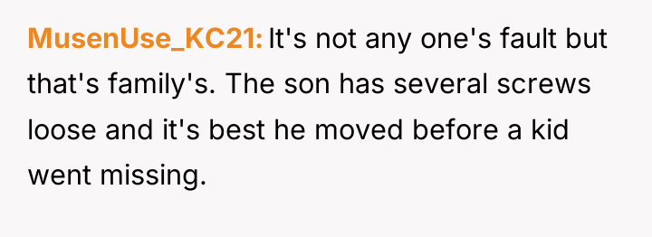 MusenUse_KC21 It's not any one's fault but that's family's. The...