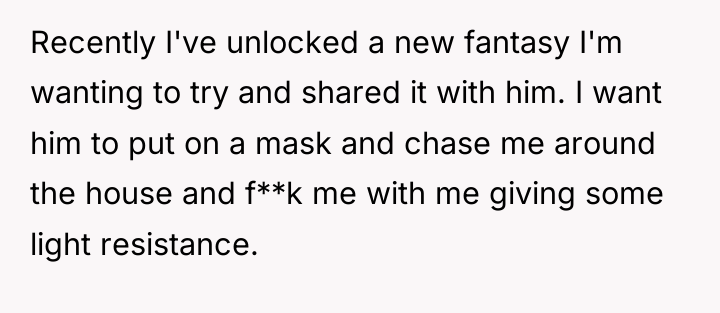 Recently I've unlocked a new fantasy I'm wanting to try...