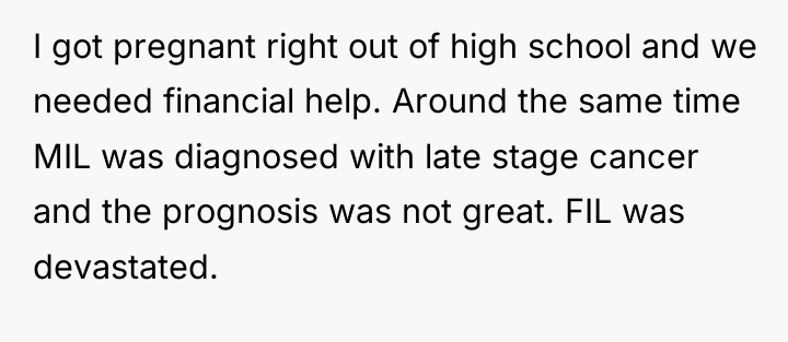 I got pregnant right out of high school and we...