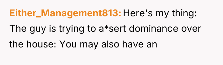 Either_Management813 Here's my thing: The guy is trying to a*sert...