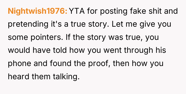 Nightwish1976 YTA for posting fake shit and pretending it's a...