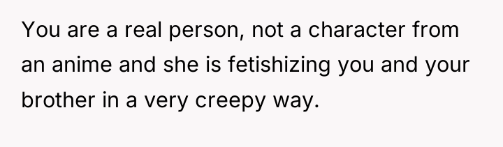 You are a real person, not a character from an...