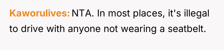 Kaworulives NTA. In most places, it's illegal to drive with...