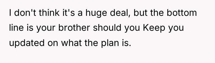 I don't think it's a huge deal, but the bottom...