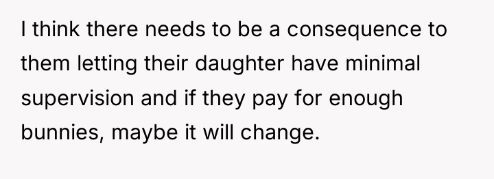 I think there needs to be a consequence to them...