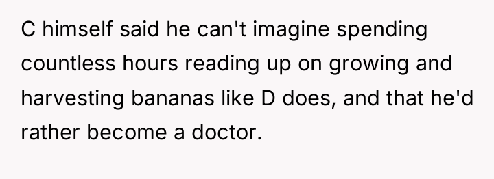 C himself said he can't imagine spending countless hours reading...