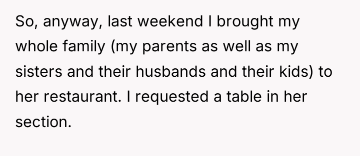 So, anyway, last weekend I brought my whole family (my...