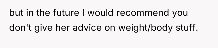 but in the future I would recommend you don't give...