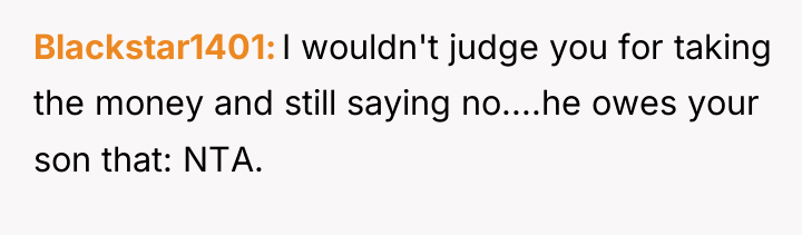 Blackstar1401 I wouldn't judge you for taking the money and...