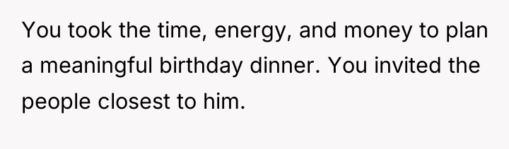 You took the time, energy, and money to plan a...