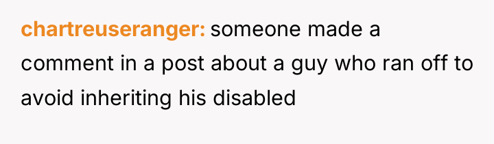 chartreuseranger someone made a comment in a post about a...