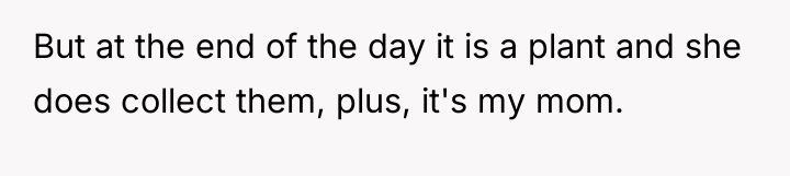But at the end of the day it is a...