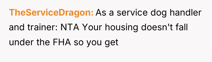 TheServiceDragon As a service dog handler and trainer: NTA Your...